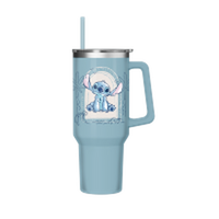 Thumbnail for Lilo And Stitch Aloha Stitch Framed Seated Pose  40oz Stainless Steel Tumbler w Handle – 12 pc ppk ($13.75 each)