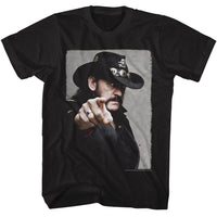 Thumbnail for LEMMY-LEMMY POINTING-BLACK ADULT S/S TSHIRT