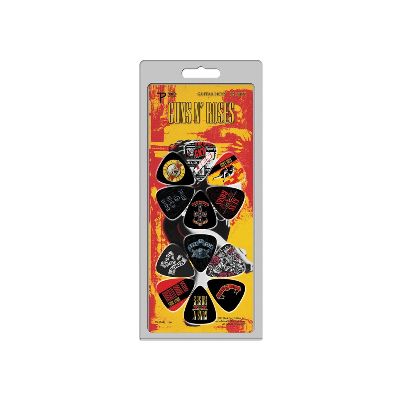 GUNS 'N ROSES 12 PACK OFFICIAL LICENSING GUITAR PICKS