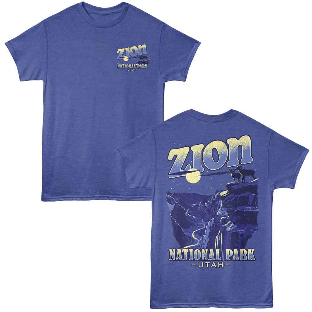 Lantern Press - Zion Night Goats T-Shirt