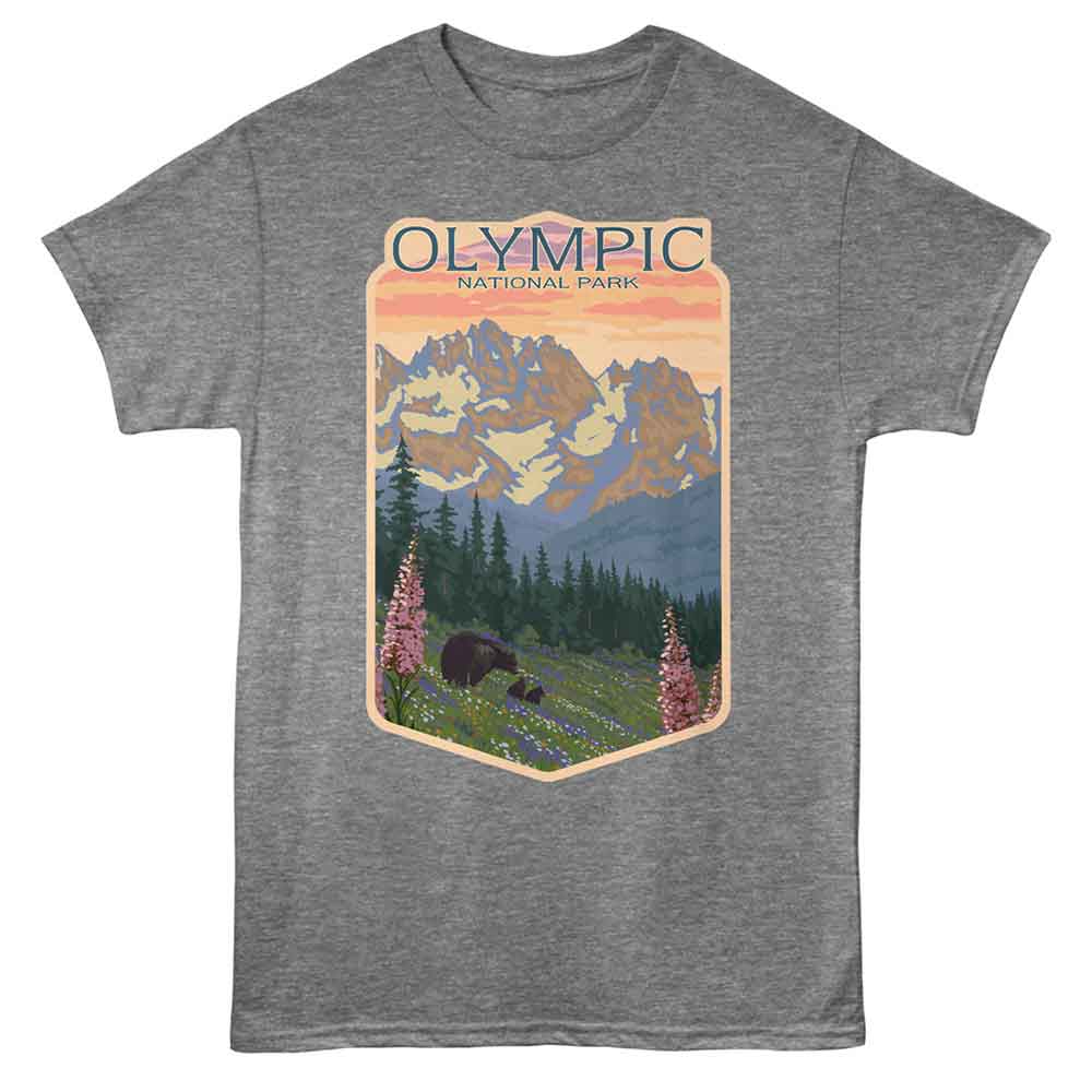 Lantern Press - Olympic Contour T-Shirt