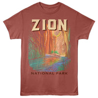 Thumbnail for Lantern Press - Canyon Flow T-Shirt