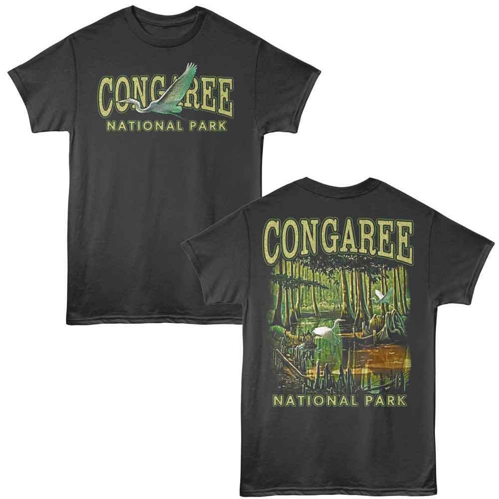 Lantern Press - Congaree Bird Swamp F B T-Shirt