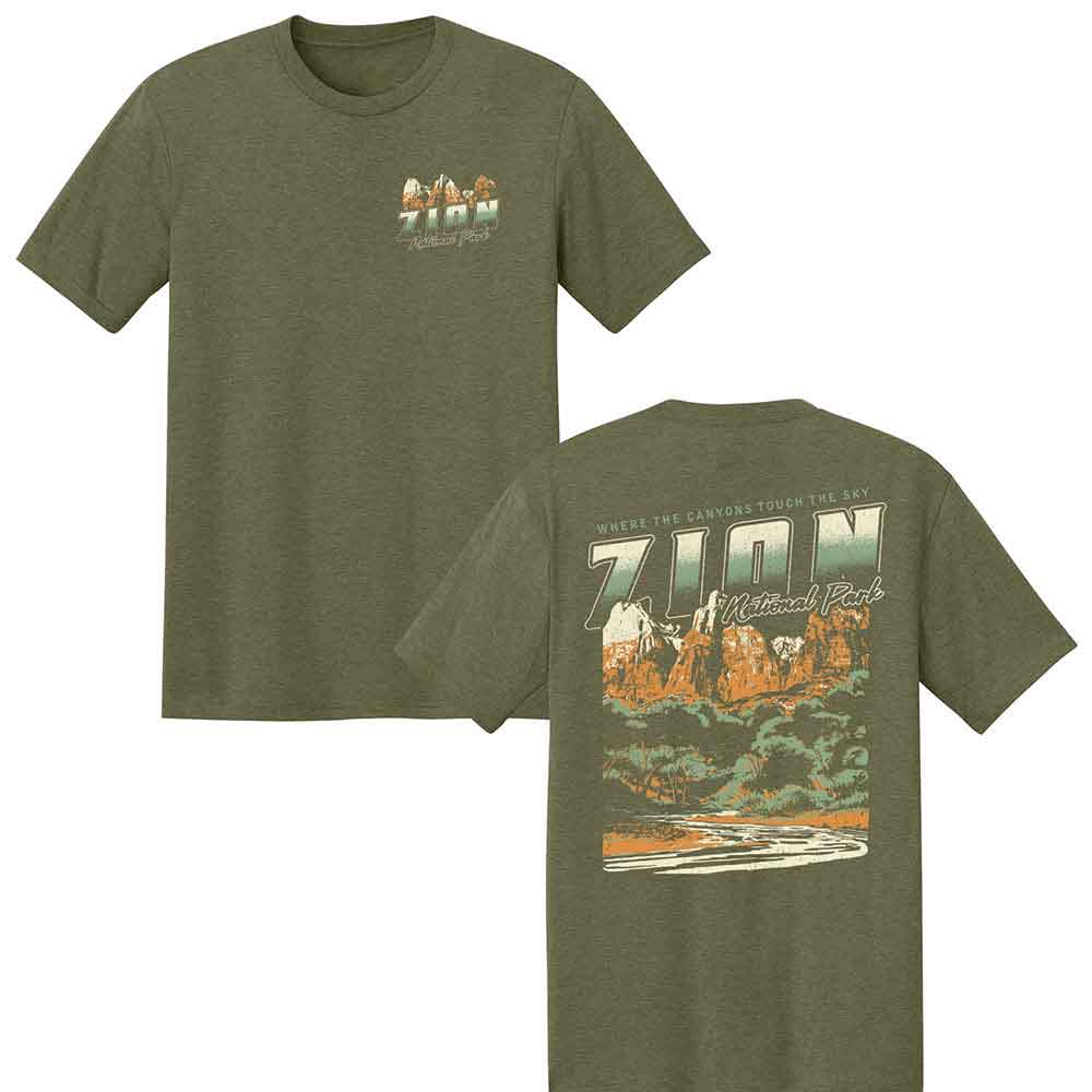 Lantern Press - Canyons Touch Sky F B T-Shirt