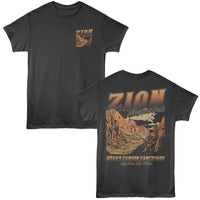 Thumbnail for Lantern Press - Zion Canyon Sanctuary F B T-Shirt