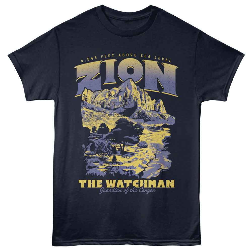 Lantern Press - Zion The Watchman T-Shirt