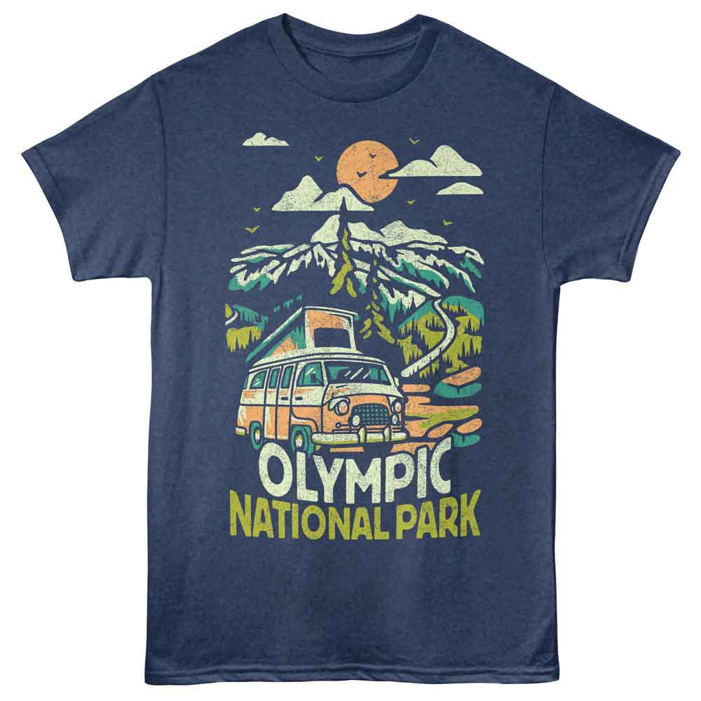 Lantern Press - Olympic Road Trip T-Shirt