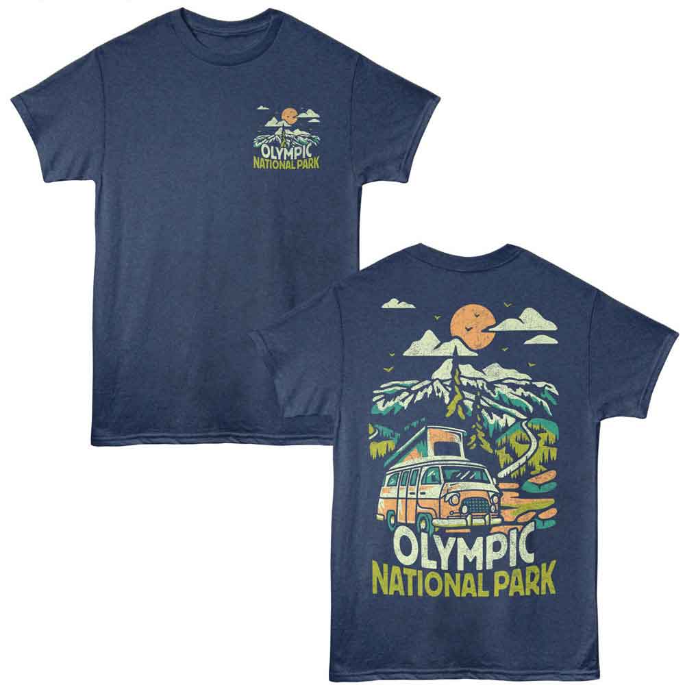 Lantern Press - Olympic Road Trip F B T-Shirt