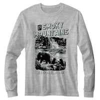 Thumbnail for Lantern Press - Bear Cubs Playing Long Sleeve Tee