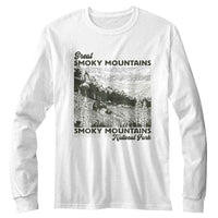 Thumbnail for Lantern Press - Smoky Mountains Repeat Long Sleeve Tee