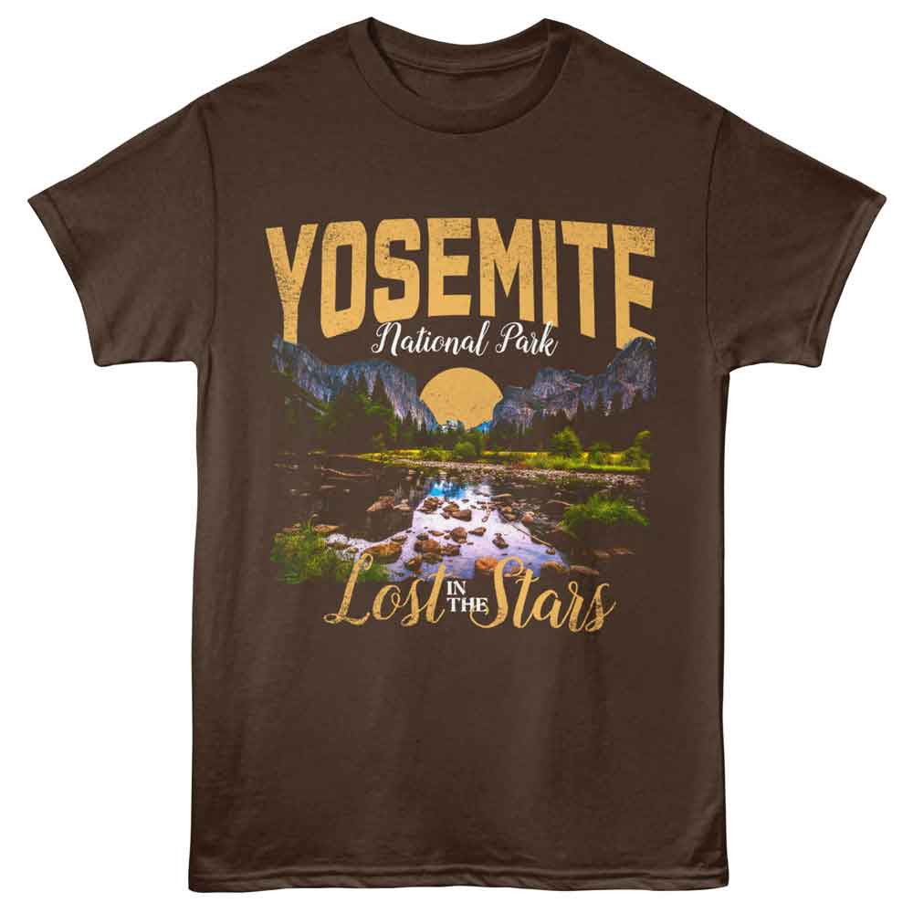 Lantern Press - Yosemite Lost In Stars T-Shirt