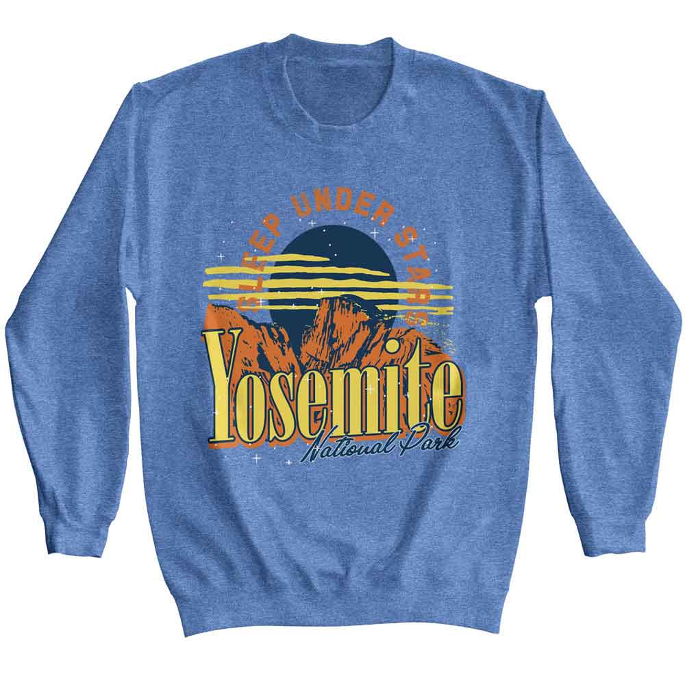 Lantern Press - Yosemite Sleep Under Stars Sweatshirt