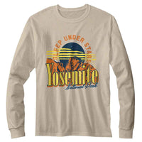 Thumbnail for Lantern Press - Yosemite Sleep Under Stars Long Sleeve Tee