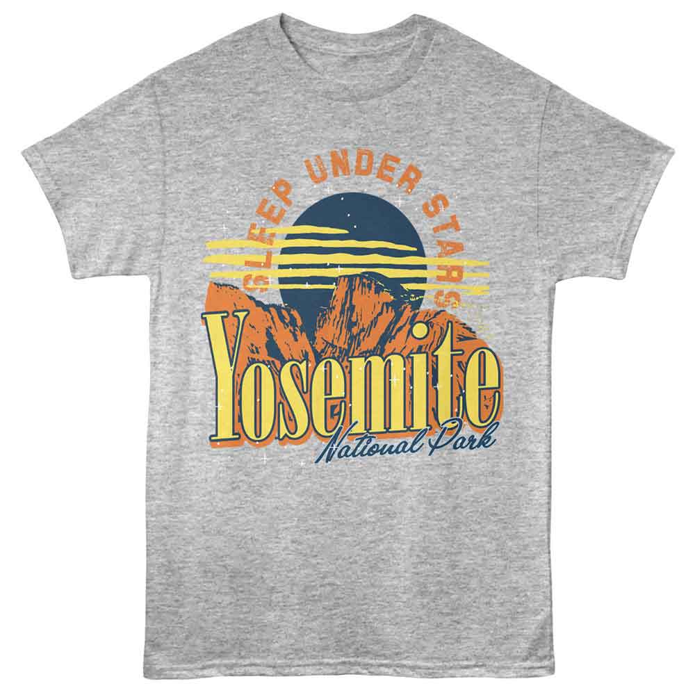 Lantern Press - Yosemite Sleep Under Stars T-Shirt