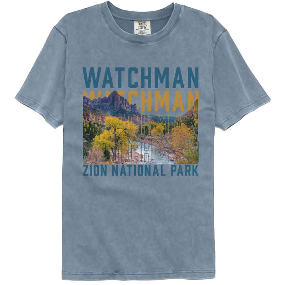 Lantern Press - Watchman Repeat Comfort Color T-Shirt