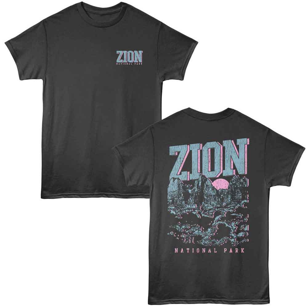 Lantern Press - Zion Rock Formations F B T-Shirt