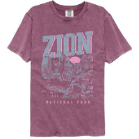 Thumbnail for Lantern Press - Zion Rock Formations Comfort Color T-Shirt