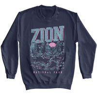 Thumbnail for Lantern Press - Zion Rock Formations Sweatshirt