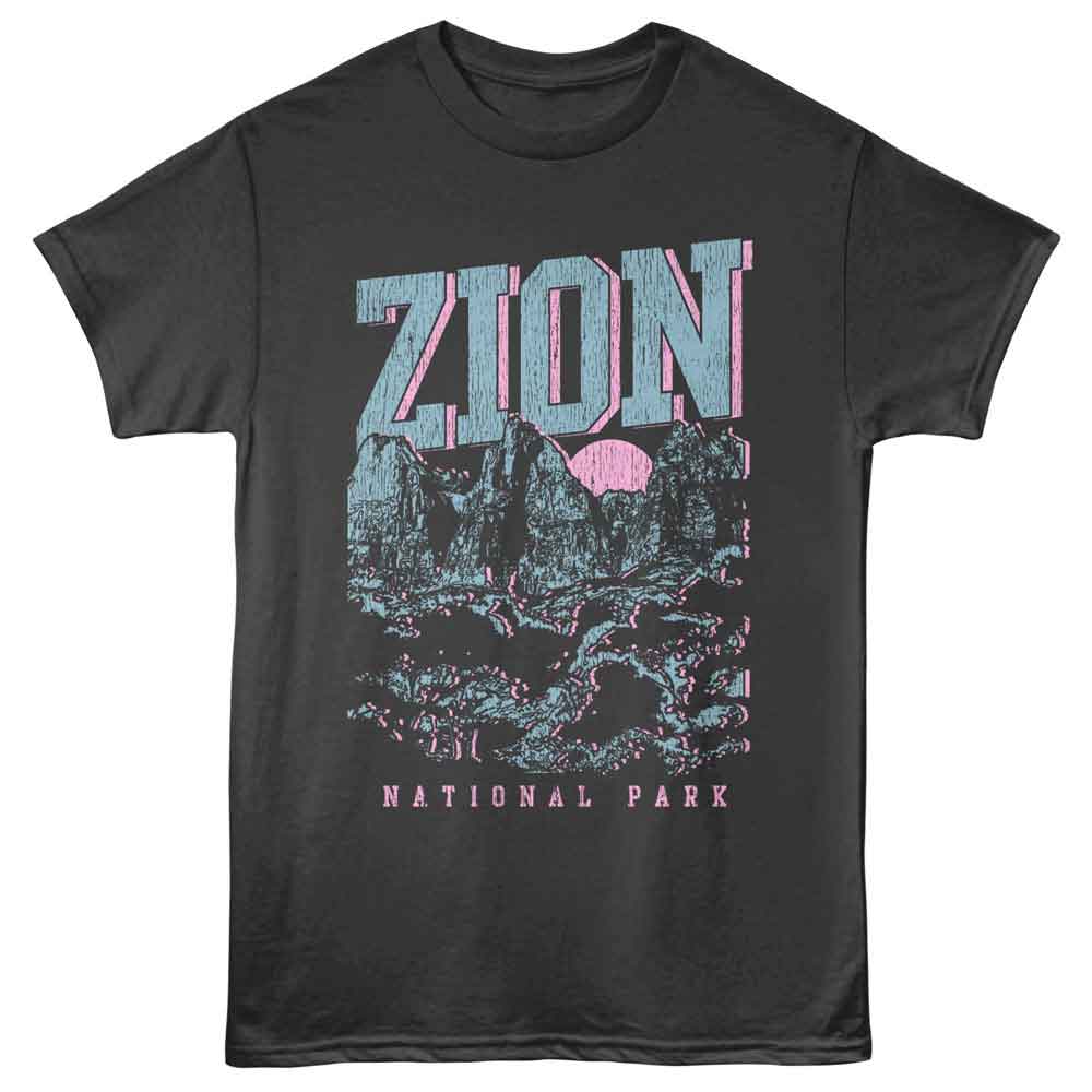 Lantern Press - Zion Rock Formations T-Shirt