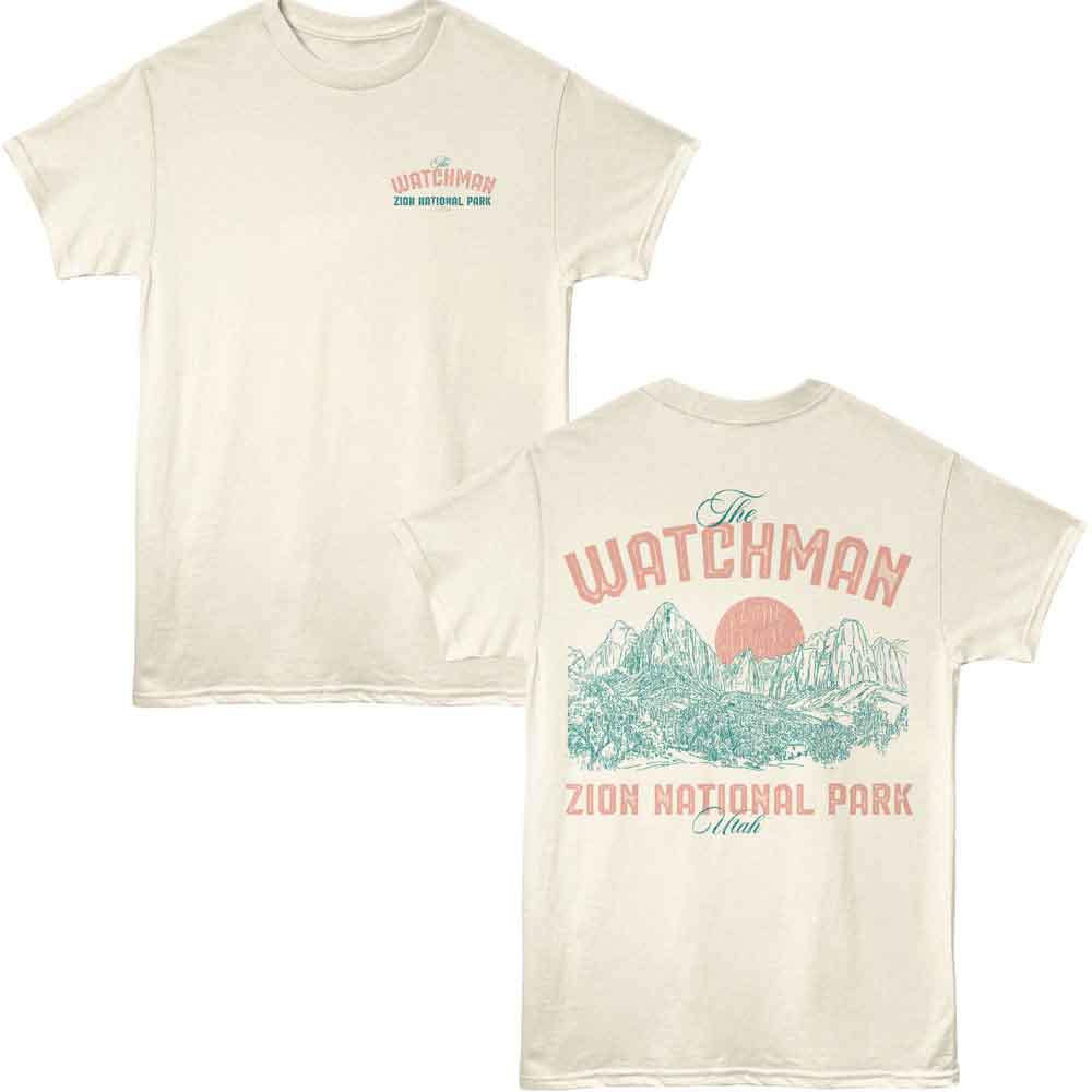 Lantern Press - Watchman Landscape F B T-Shirt