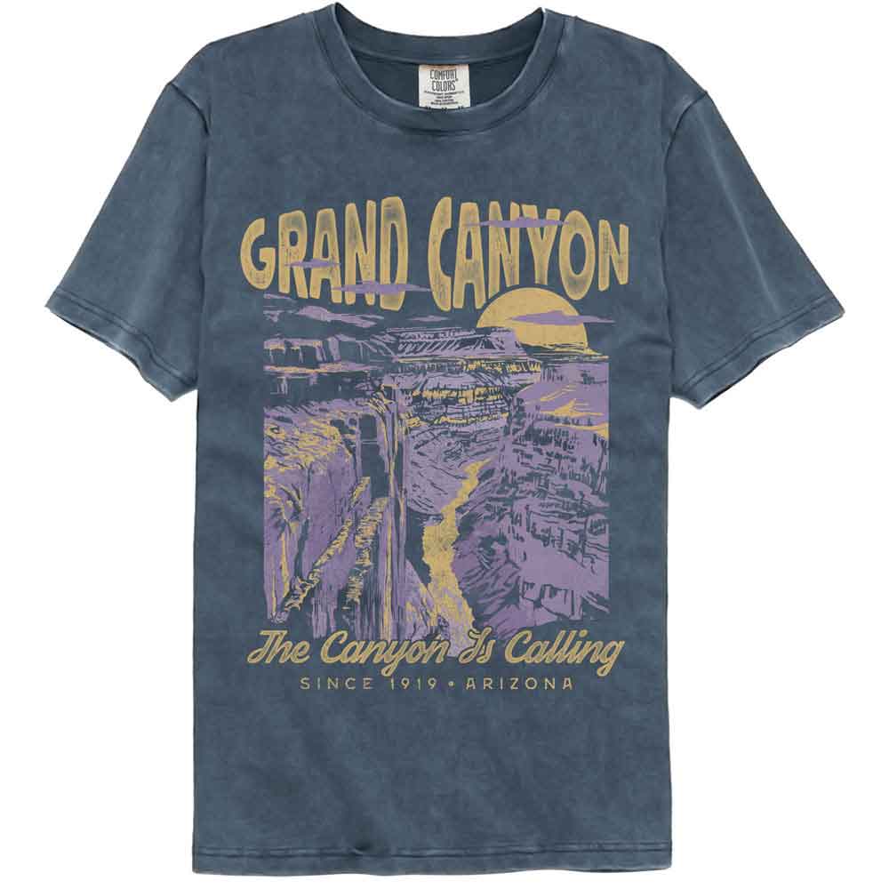 Lantern Press - Canyon Is Calling Comfort Color T-Shirt