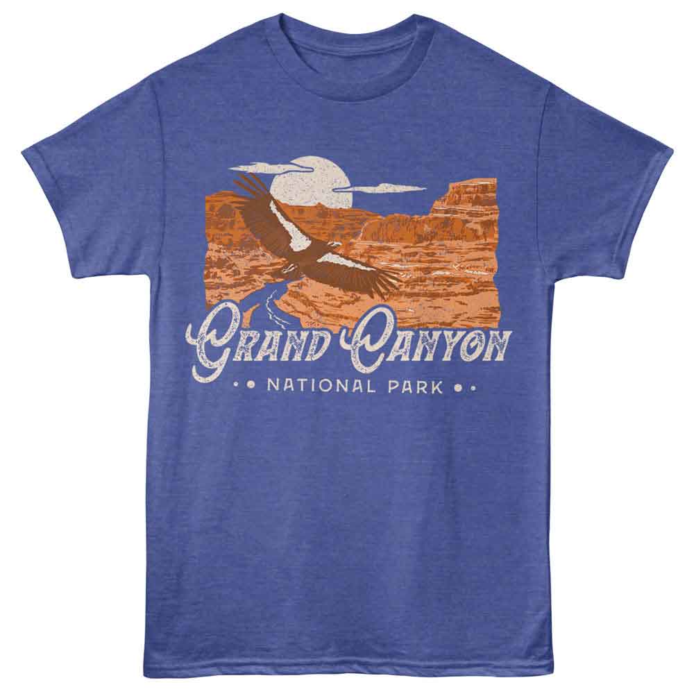 Lantern Press - Grand Canyon Bird T-Shirt