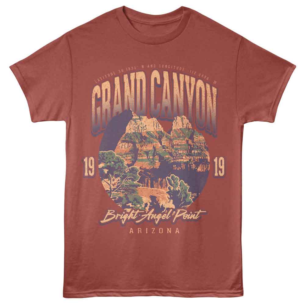 Lantern Press - Bright Angel Point T-Shirt