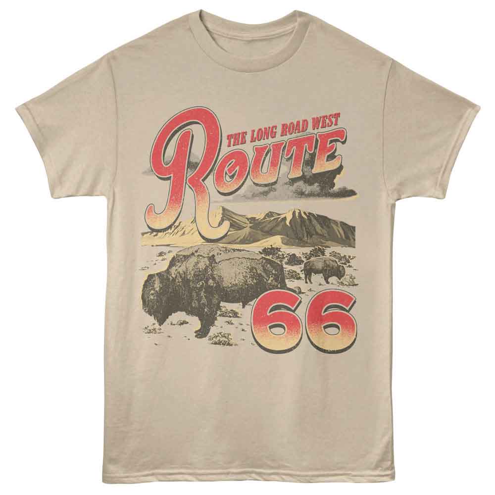 Route 66 - Long Road West T-Shirt
