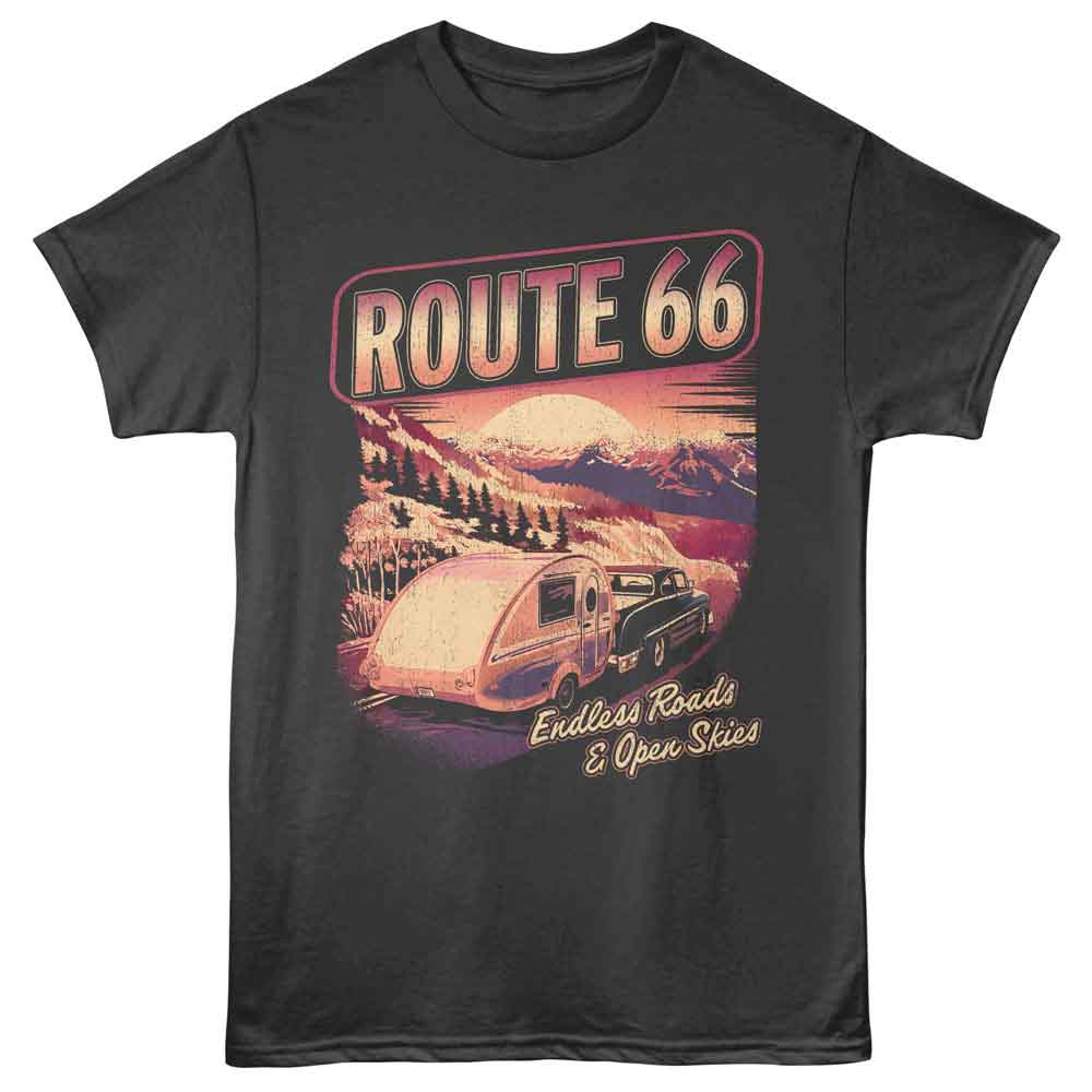 Route 66 - Sunset T-Shirt