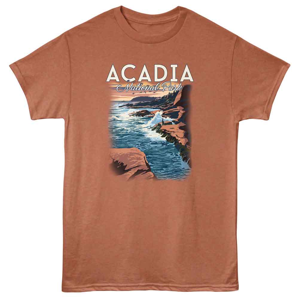 Lantern Press - Acadia Np T-Shirt