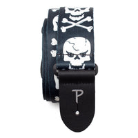 Thumbnail for SKULL AND BONES DESIGN POLYESTER GUITAR STRAP