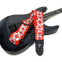Thumbnail for CANADIAN FLAG DESIGN POLYESTER GUITAR STRAP