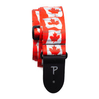 Thumbnail for CANADIAN FLAG DESIGN POLYESTER GUITAR STRAP