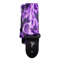 Thumbnail for PURPLE LIGHTNING BOLT DESIGN POLYESTER GUITAR STRAP