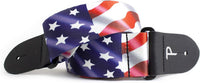 Thumbnail for USA WAVING FLAG DESIGN POLYESTER GUITAR STRAP