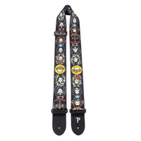 Thumbnail for GUNS N ROSES CARTOON FACES POLYESTER GUITAR STRAP