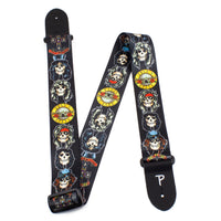 Thumbnail for GUNS N ROSES CARTOON FACES POLYESTER GUITAR STRAP