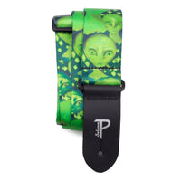 Thumbnail for GREEN ALIENS DESIGN POLYESTER GUITAR STRAP