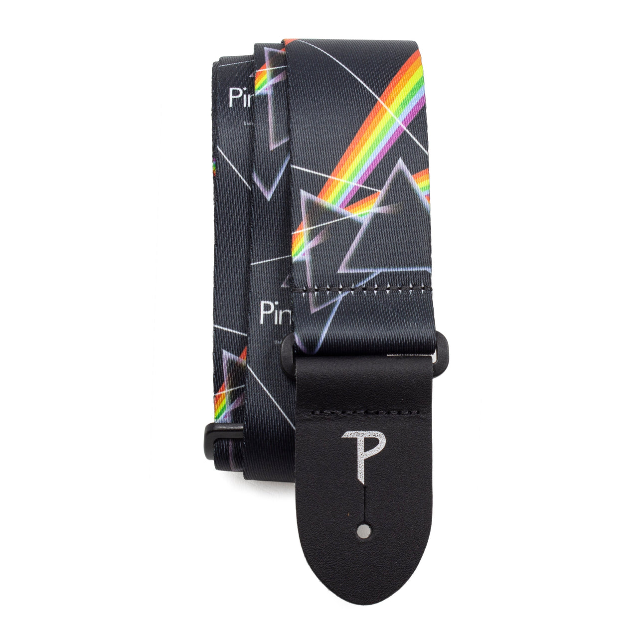 PINK FLOYD DARK SIDE OF THE MOON ALLOVER POLYESTER GUITAR STRAP