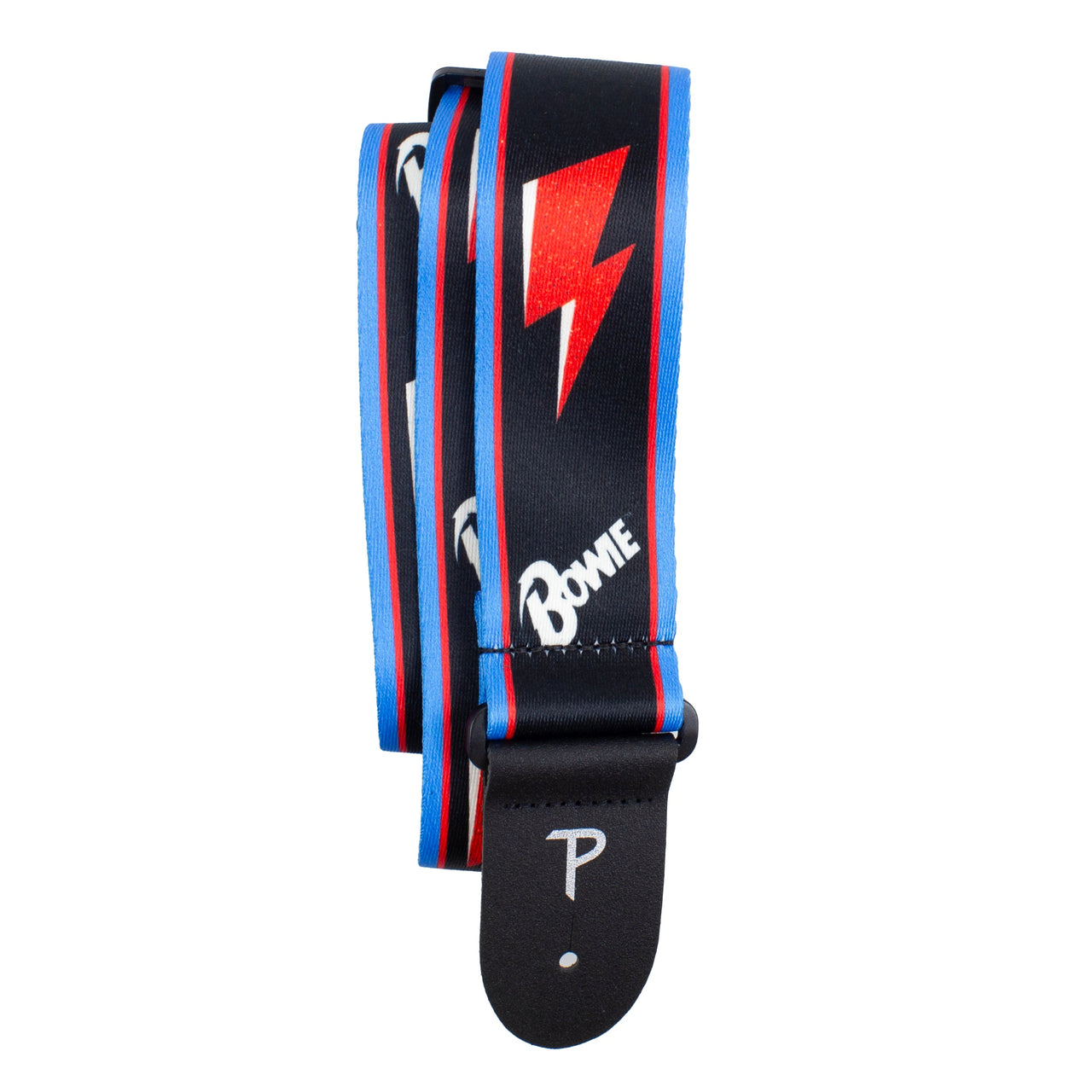 DAVID BOWIE BOLT ICON POLYESTER GUITAR STRAP