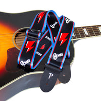 Thumbnail for DAVID BOWIE BOLT ICON POLYESTER GUITAR STRAP