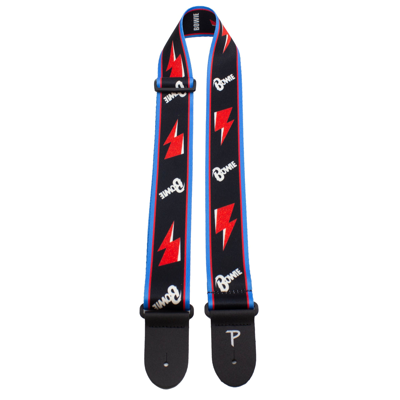 DAVID BOWIE BOLT ICON POLYESTER GUITAR STRAP