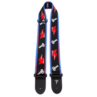 Thumbnail for DAVID BOWIE BOLT ICON POLYESTER GUITAR STRAP
