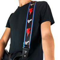 Thumbnail for DAVID BOWIE BOLT ICON POLYESTER GUITAR STRAP