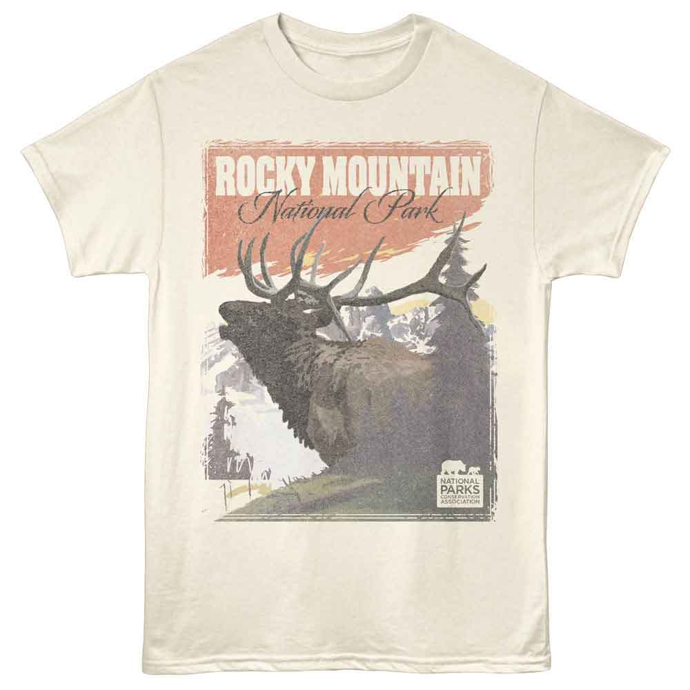 Lantern Press NPCA - Rmnp Elk T-Shirt