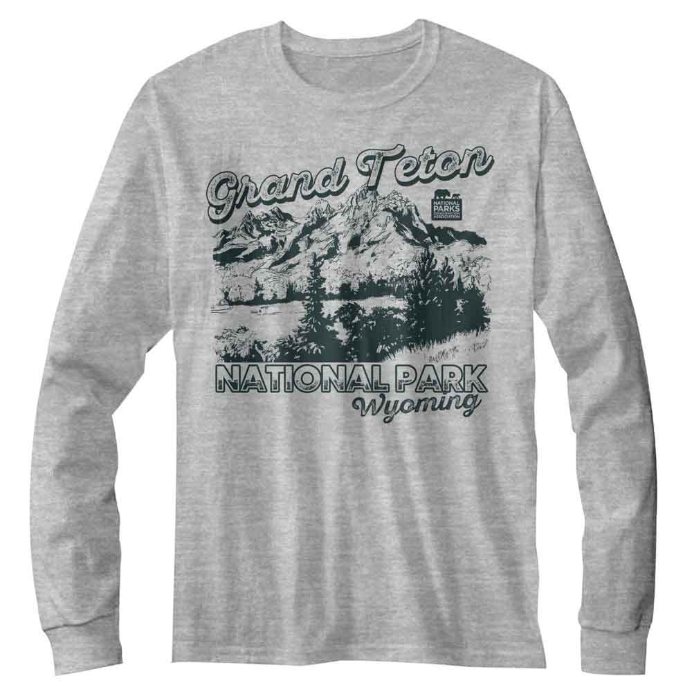 Lantern Press NPCA - Grand Teton Wyoming Long Sleeve Tee