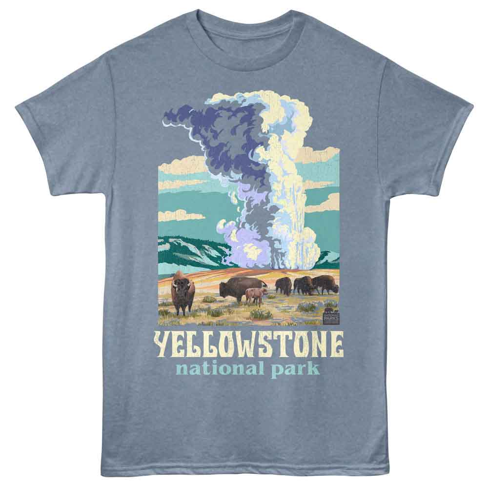 Lantern Press NPCA - Geyser And Graze T-Shirt
