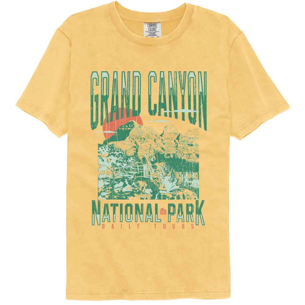 Lantern Press NPCA - Grand Canyon Tours Comfort Color T-Shirt