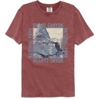 Thumbnail for Lantern Press NPCA - Grand Canyon Bird Comfort Color T-Shirt