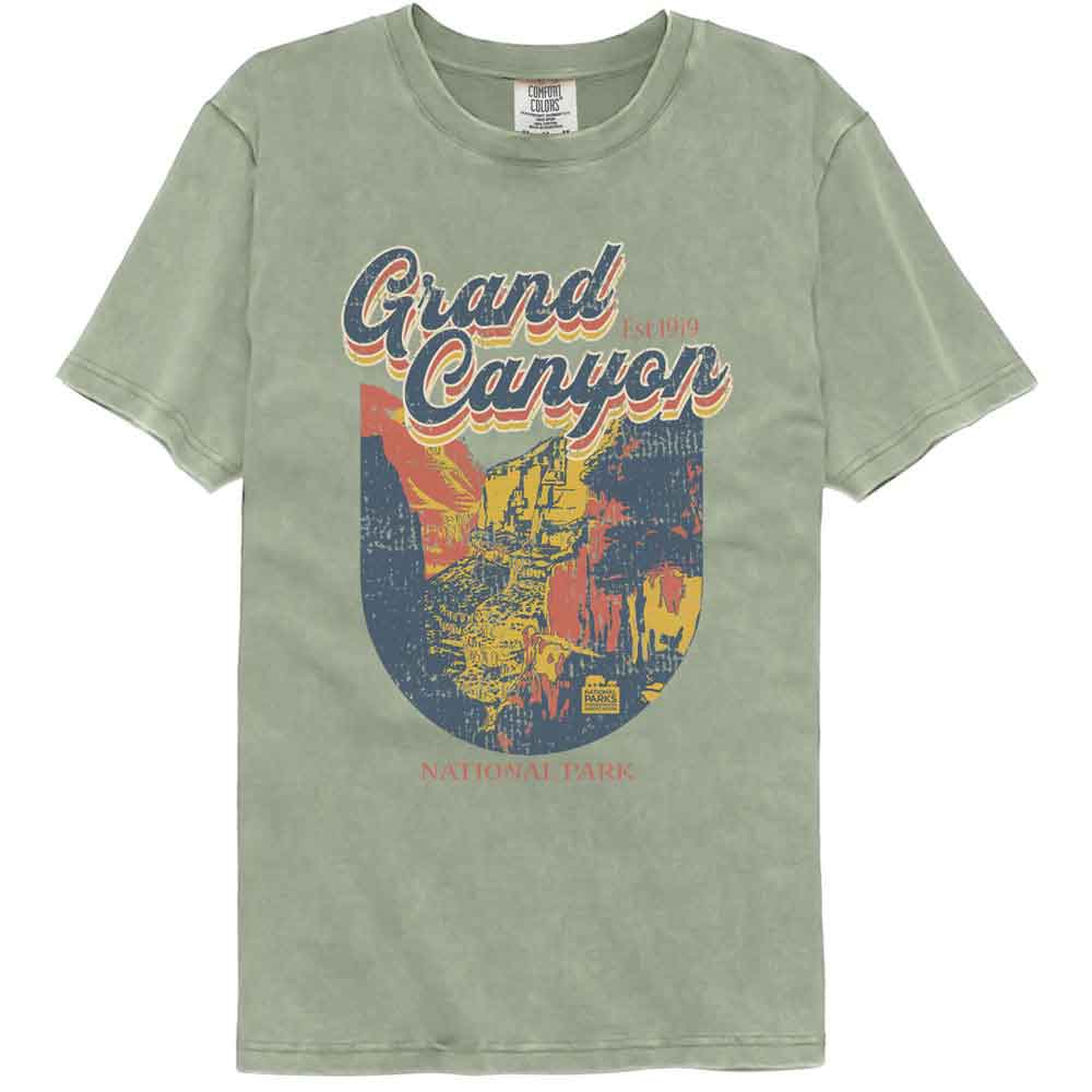 Lantern Press NPCA - Grand Canyon Est 1919 Comfort Color T-Shirt